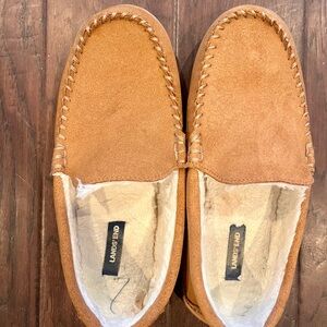Lands' End Men's Brown Suede Loafers